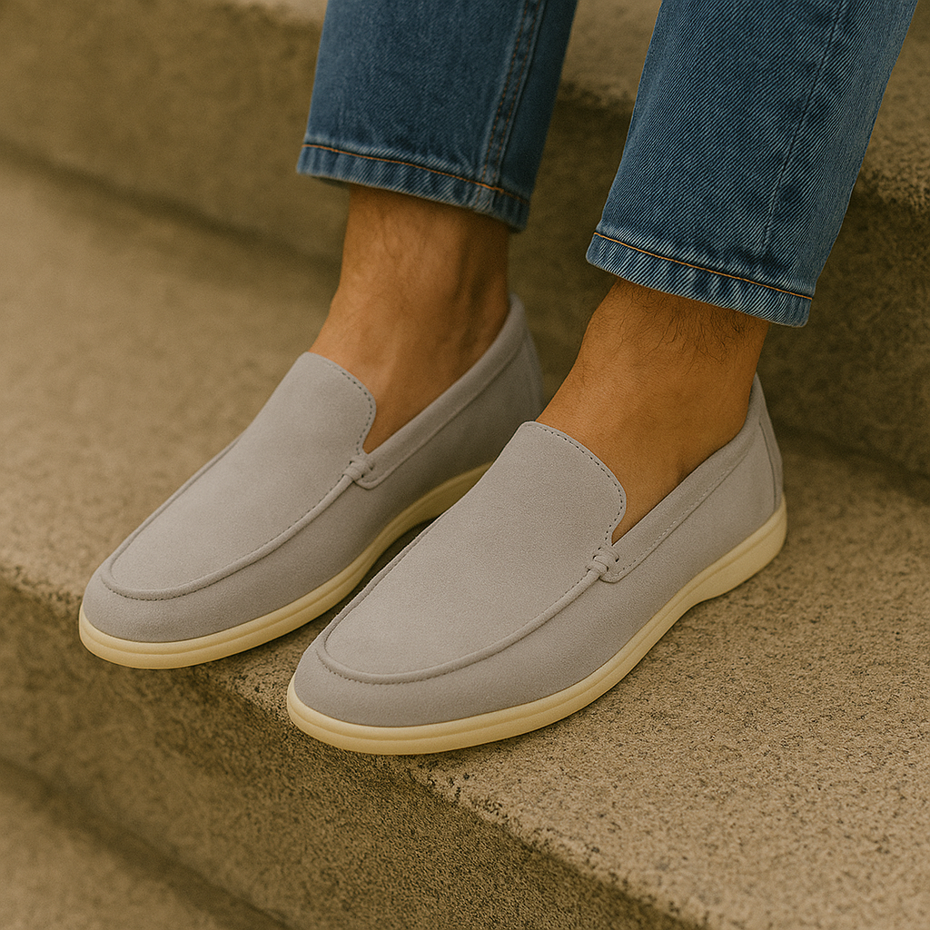 SUEDE LOAFERS