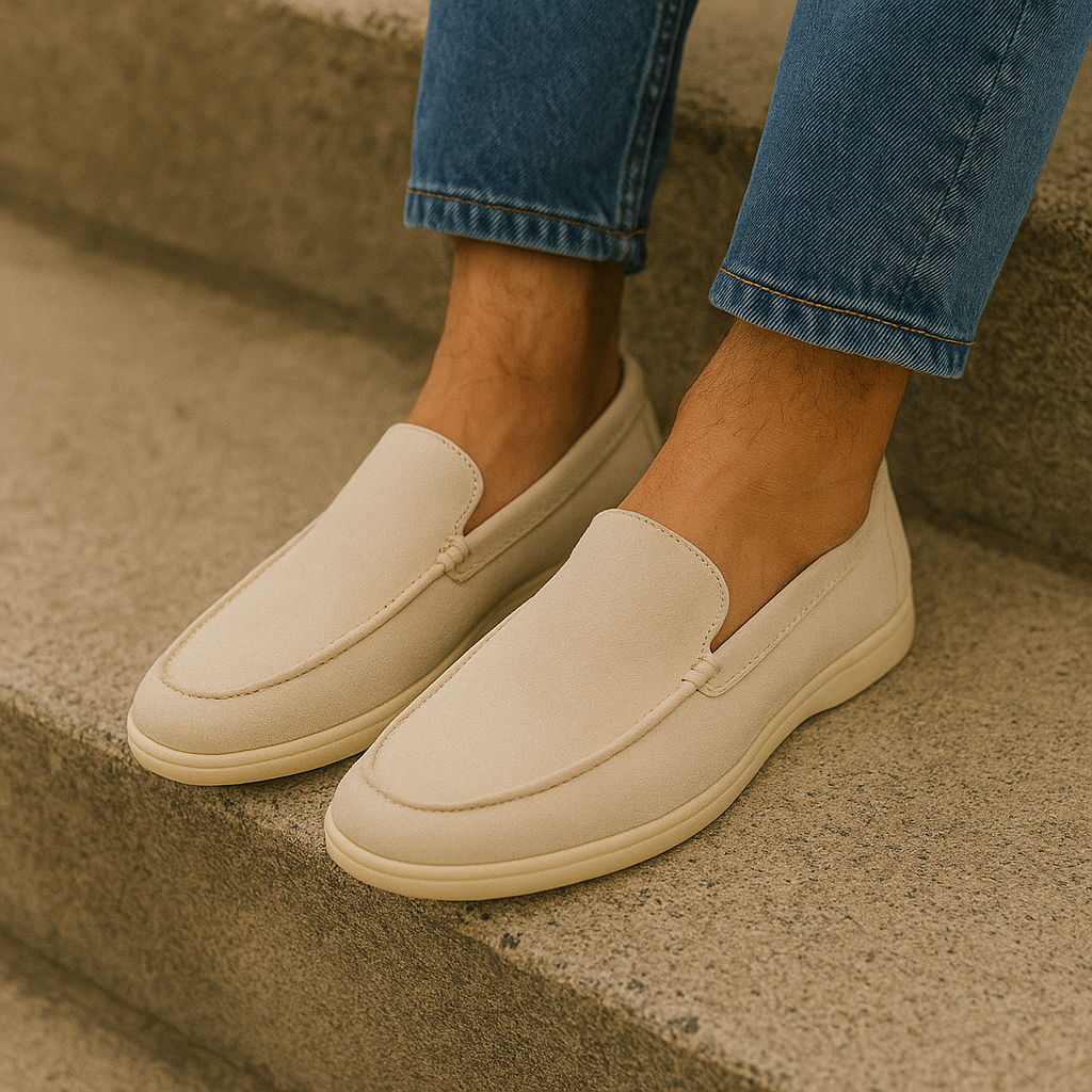 SUEDE LOAFERS