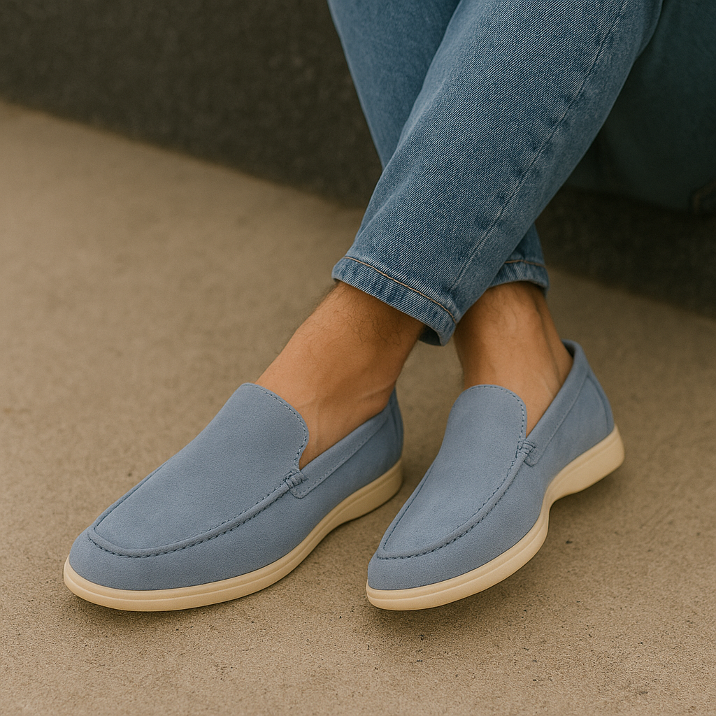 SUEDE LOAFERS
