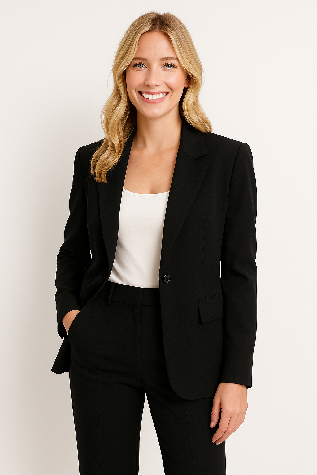 Claire™ Dames Blazer | Elegant, Losvallend & Stijlvol met Slim Fit Knopen
