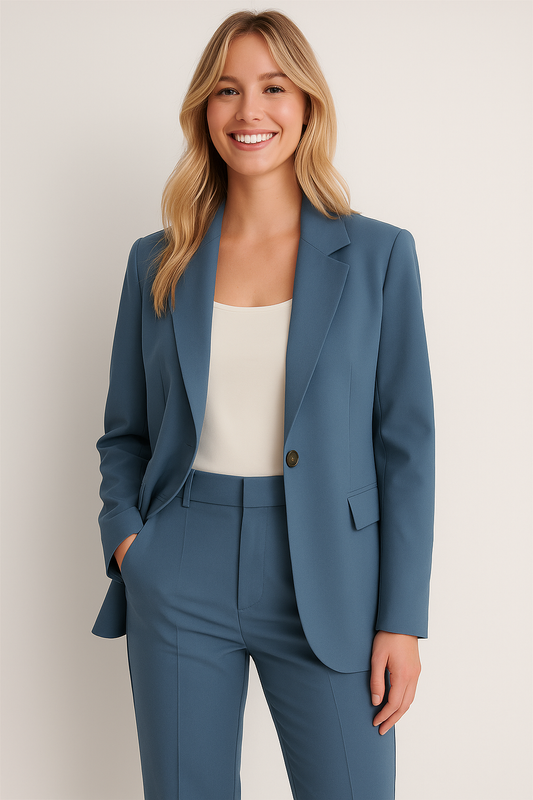 Claire™ Dames Blazer | Elegant, Losvallend & Stijlvol met Slim Fit Knopen