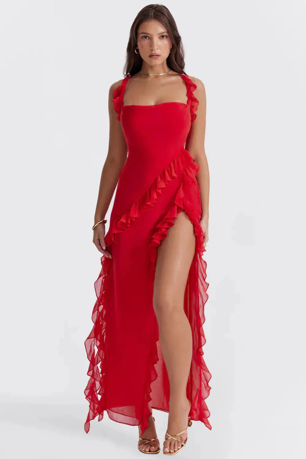 Lara™ | Stijlvolle Maxi Jurk met Split