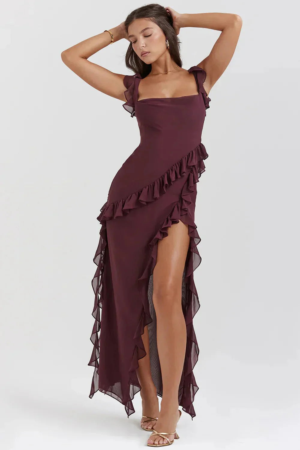 Lara™ | Stijlvolle Maxi Jurk met Split