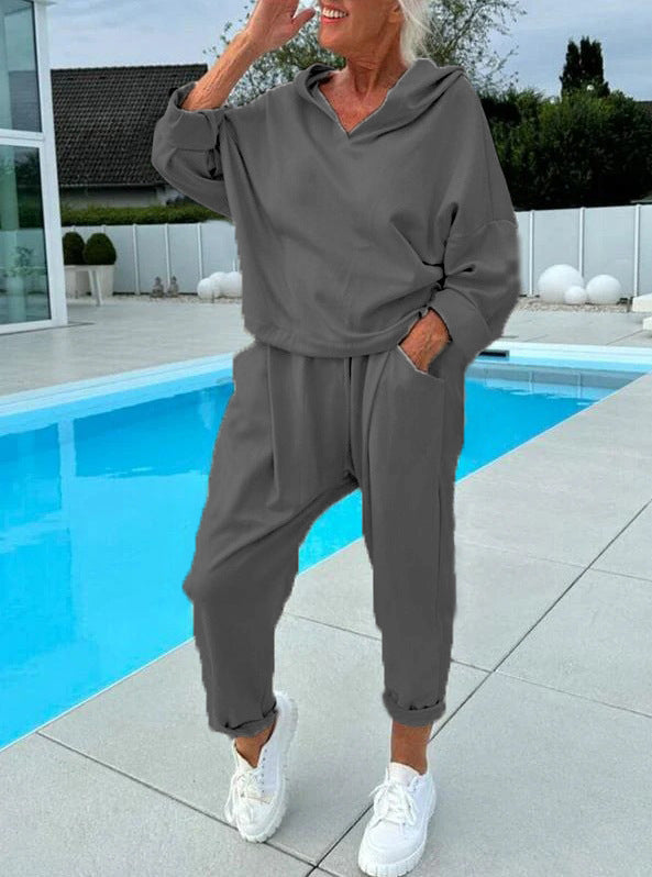 Dames-Twee-delig Sweatshirt met capuchon