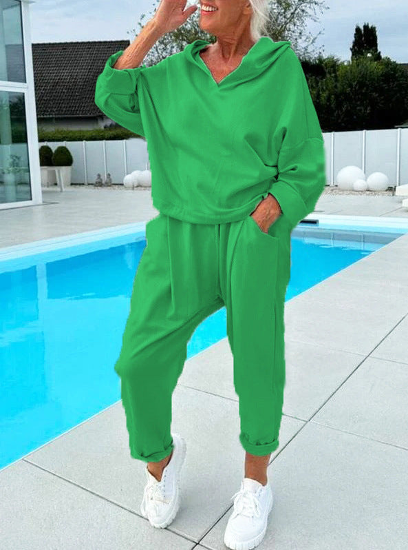 Dames-Twee-delig Sweatshirt met capuchon