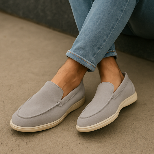 SUEDE LOAFERS