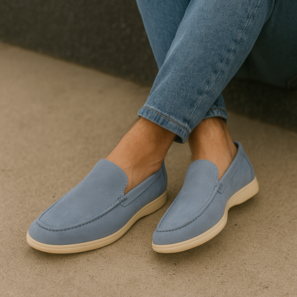 SUEDE LOAFERS